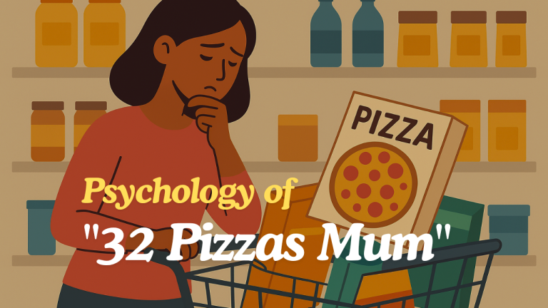 Psychology of the ’32 Pizzas Mum’ Phenomenon